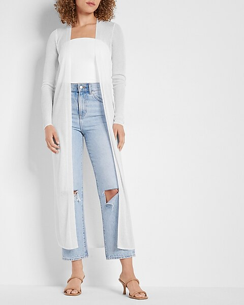 Sheer Duster Cardigan | Express