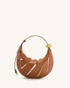 Jana Hollow Out Shoulder Bag - Brown | JW PEI US