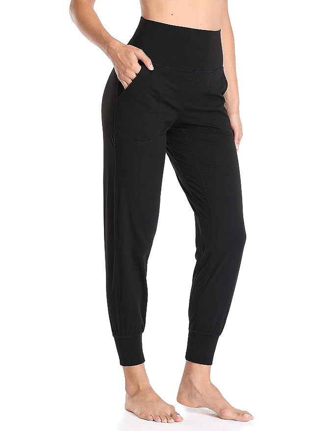 Colorfulkoala Women's High Waisted Fitted Joggers | Amazon (US)