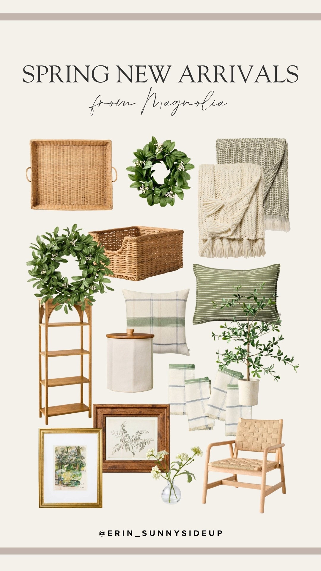 New spring home arrivals by magnolia from Amazon 💚
