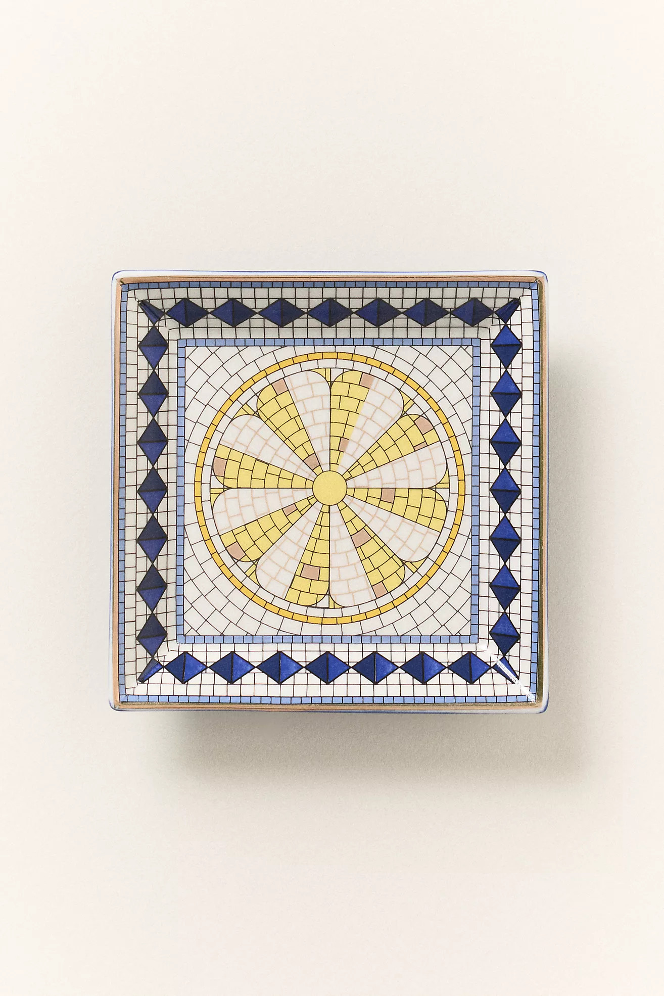 The Bistro Tile Stoneware Trinket Dish: Italia Edition | Anthropologie (UK)
