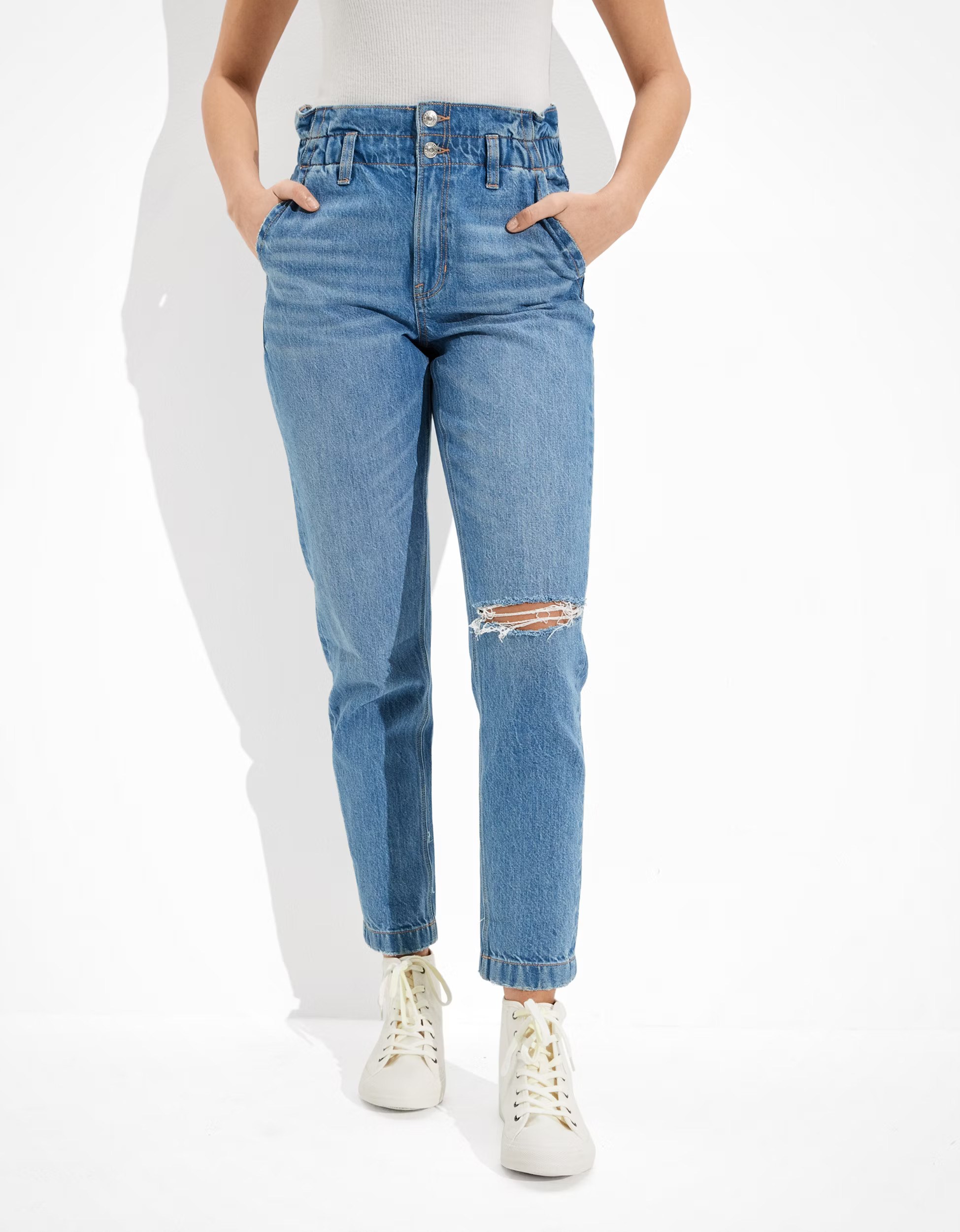 AE Highest Waist Mom Jean | American Eagle Outfitters (US & CA)