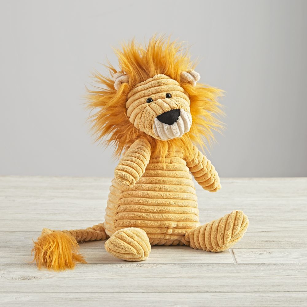 Jellycat ® Corduroy Lion Stuffed Animal | Crate & Barrel