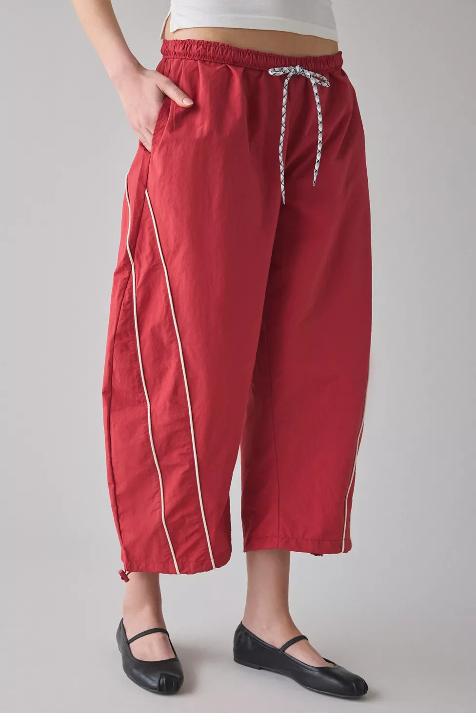BDG Fast Track Low-Rise Cropped Nylon Pant | Urban Outfitters (US and RoW)