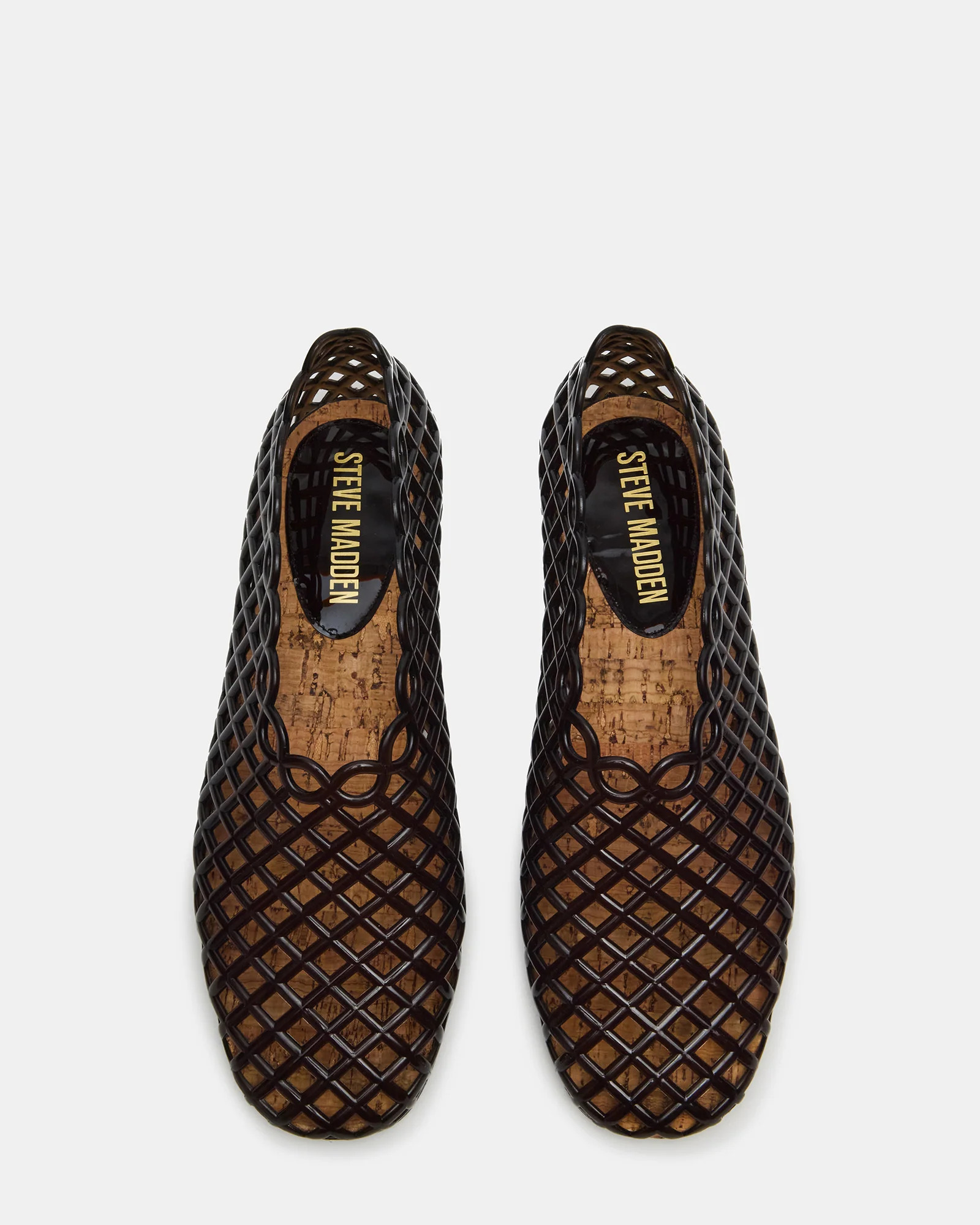 GROVE Black Square-Toe Jelly Women's Flat | Steve Madden (US)