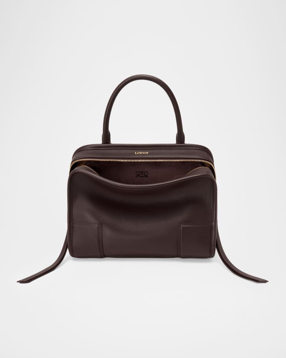 Loewe Amazona 180 Small Leather Top-Handle Bag | Neiman Marcus