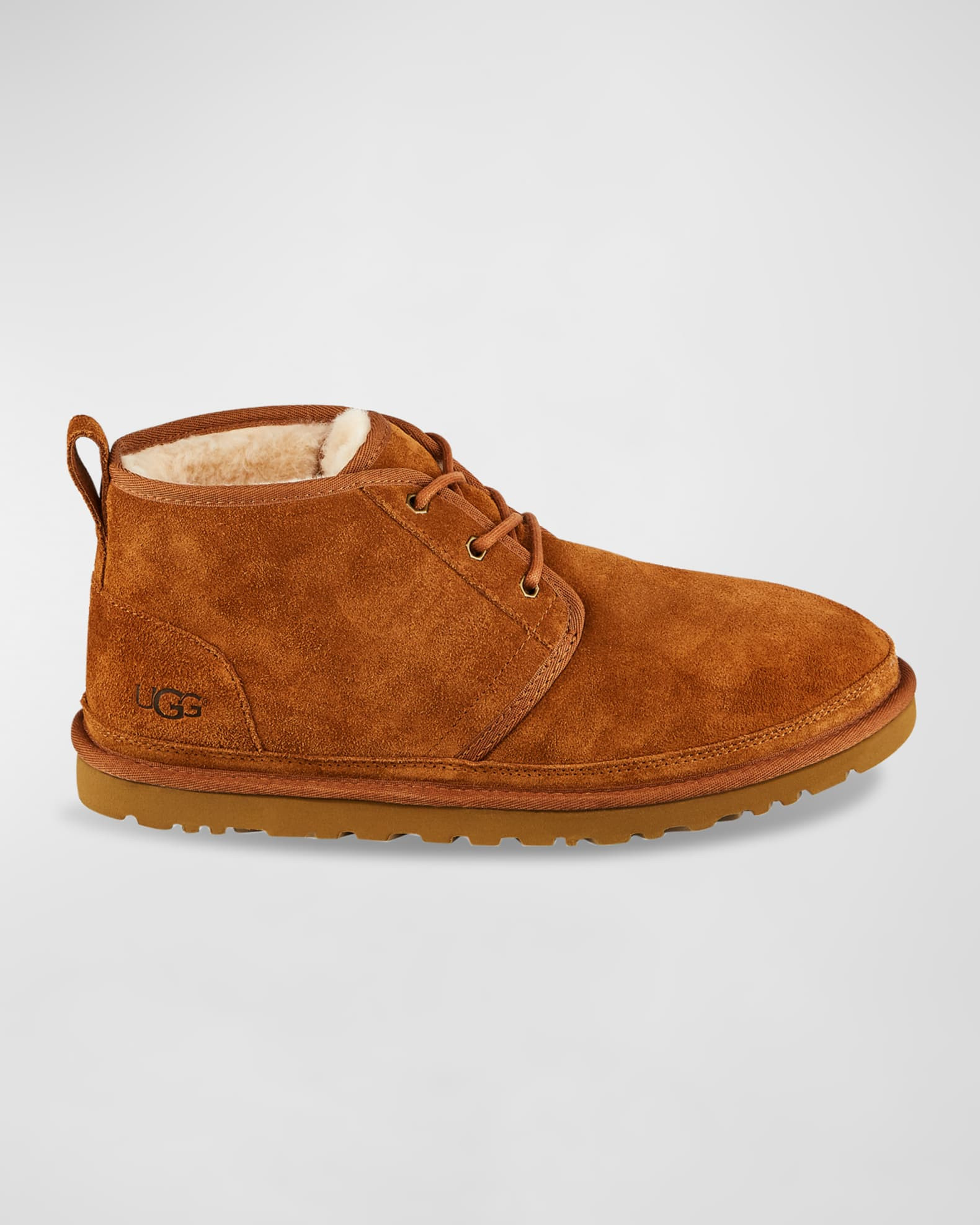 UGG Neumel Suede Desert Boots, Chestnut | Neiman Marcus