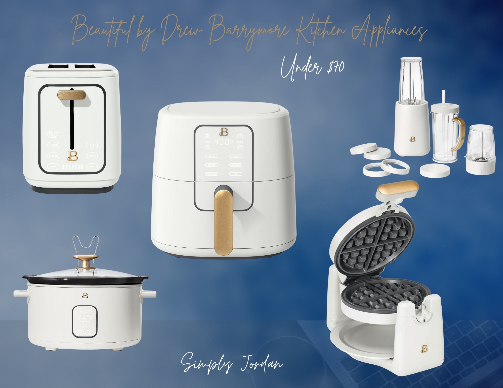 Beautiful by Drew Barrymore kitchen appliances 🤍✨
All under $70 and proof that functional can still be pretty.

From everyday breakfasts to cozy dinners, these pieces are staples in our kitchen. Neutral, timeless, and made to be left out on the counter — because if it sparks joy and works hard, it stays.

Everything is linked here ✨


#LTKfoodie #LTKFindsUnder100 #LTKHome