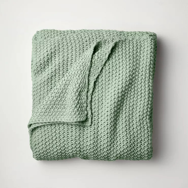 Chunky Knit Bed Blanket - Casaluna™ | Target
