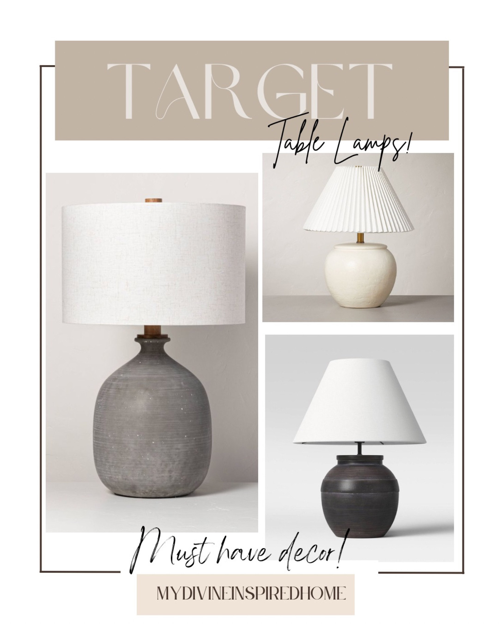 The lamps are always sold out! For good reason! I have all of these in my home. The quality, price, and size are perfect! ✨

#LTKsalealert #LTKhome #LTKstyletip