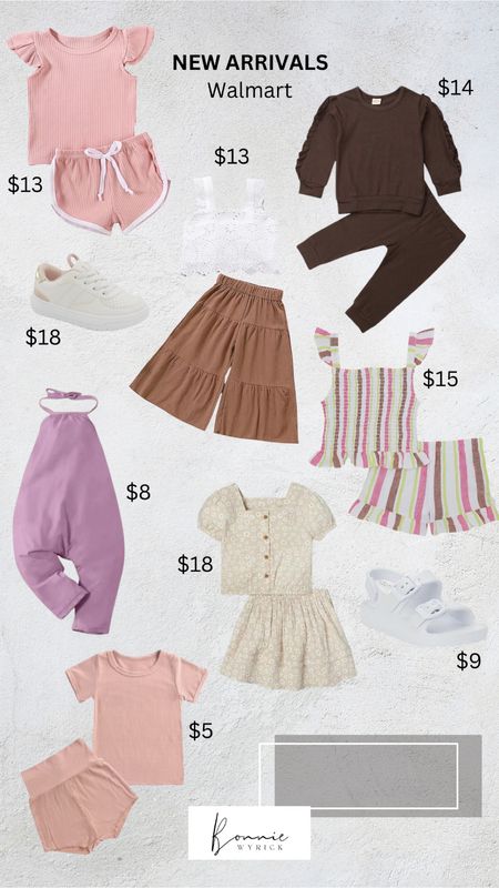 Affordable spring and summer clothing for baby/toddler girl! 💕 Walmart Fashion | Kids Clothing | Toddler Clothing | Baby Clothing | Kids Spring Outfits | Matching Sets

#LTKunder50 #LTKkids #LTKbaby