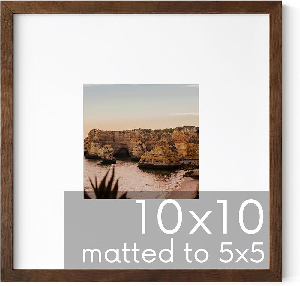 HAUS AND HUES 10 x 10 Picture Frame - 10x10 Wood Frame set of 3, 10x10 Picture Frame Square Frame... | Amazon (US)