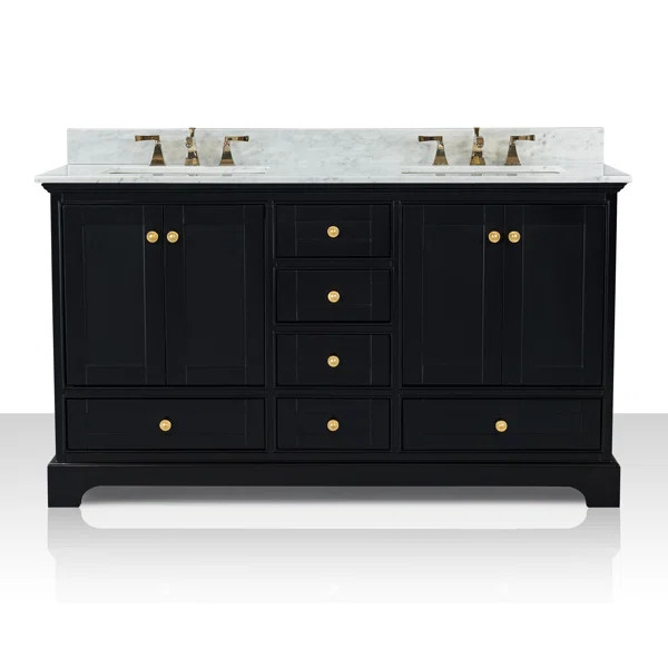 Audrey 60" Double Bathroom Vanity Set | Wayfair North America