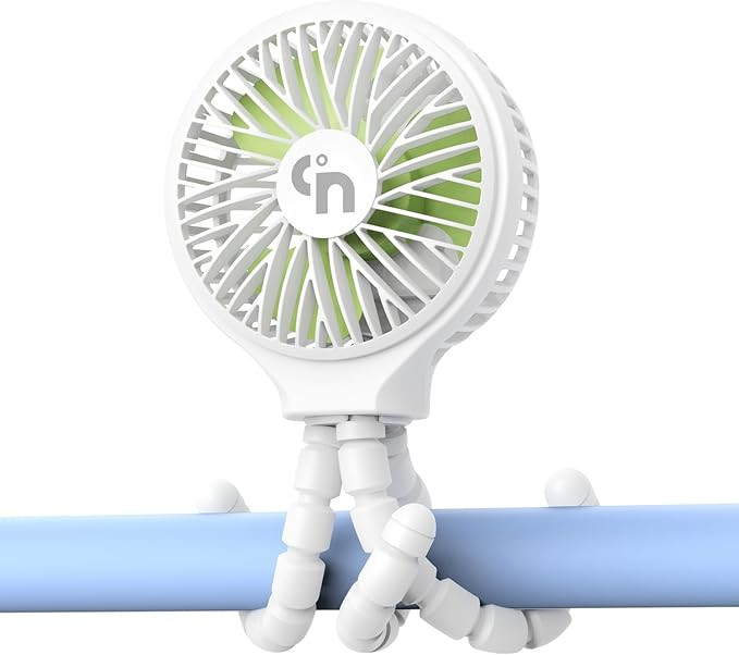 WiHoo Stroller Fan Clip On for Baby Battery Operated Fan Portable Fan Rechargeable Mini Handheld ... | Amazon (US)