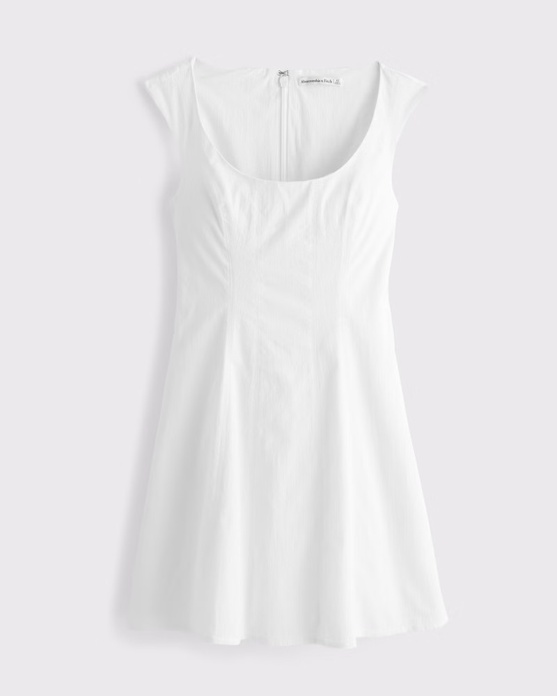 Women's The A&F Mila Cap Sleeve Mini Dress | Women's | Abercrombie.com | Abercrombie & Fitch (US)