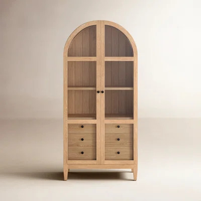 Gayle 3-Drawer China Cabinet | Wayfair North America