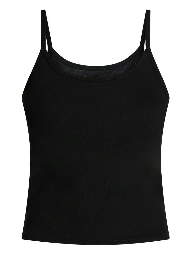 No Boundaries Scoop Cami, Women's XXS-XXL | Walmart (US)