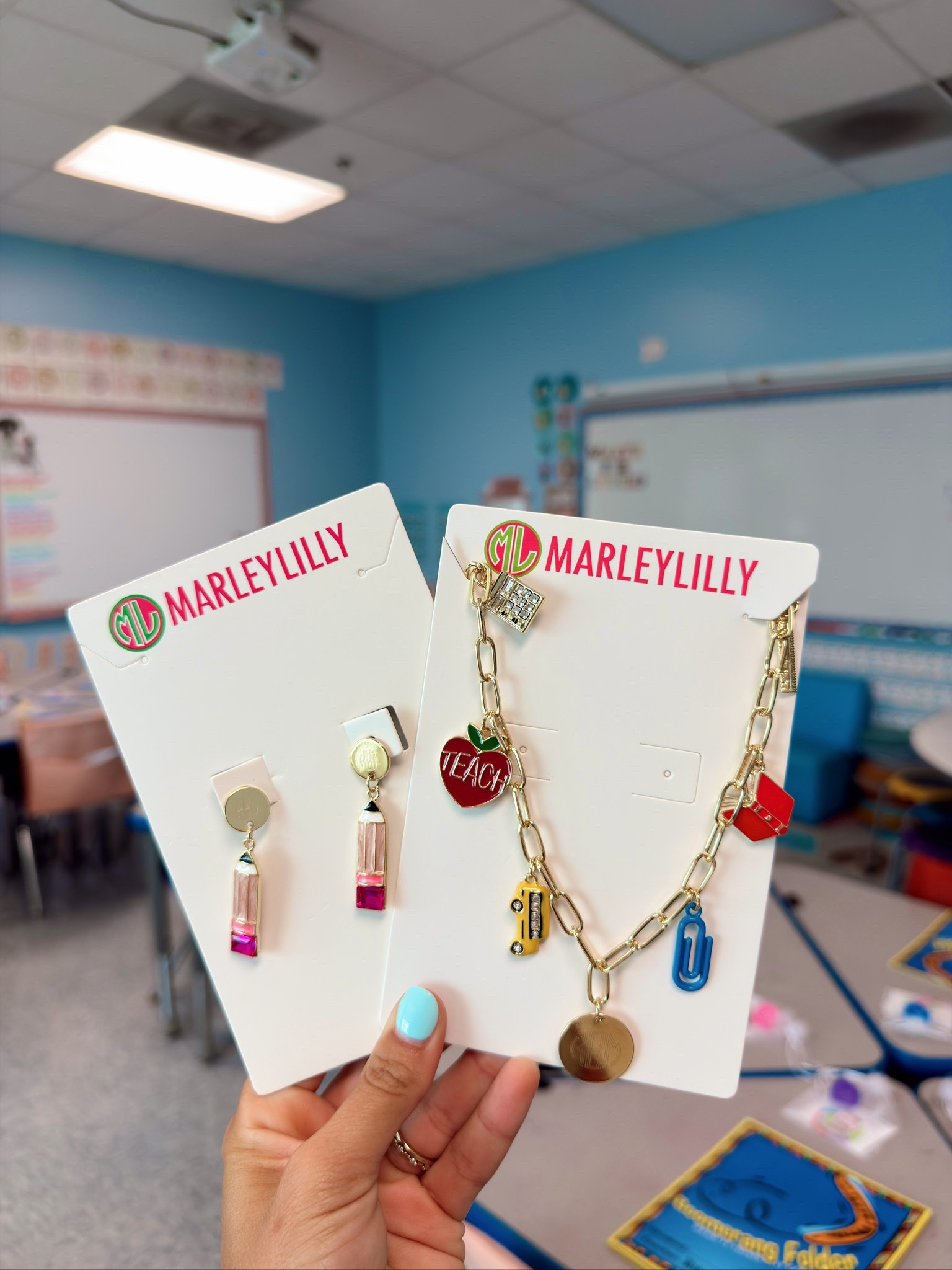 The cutest teacher jewelry!