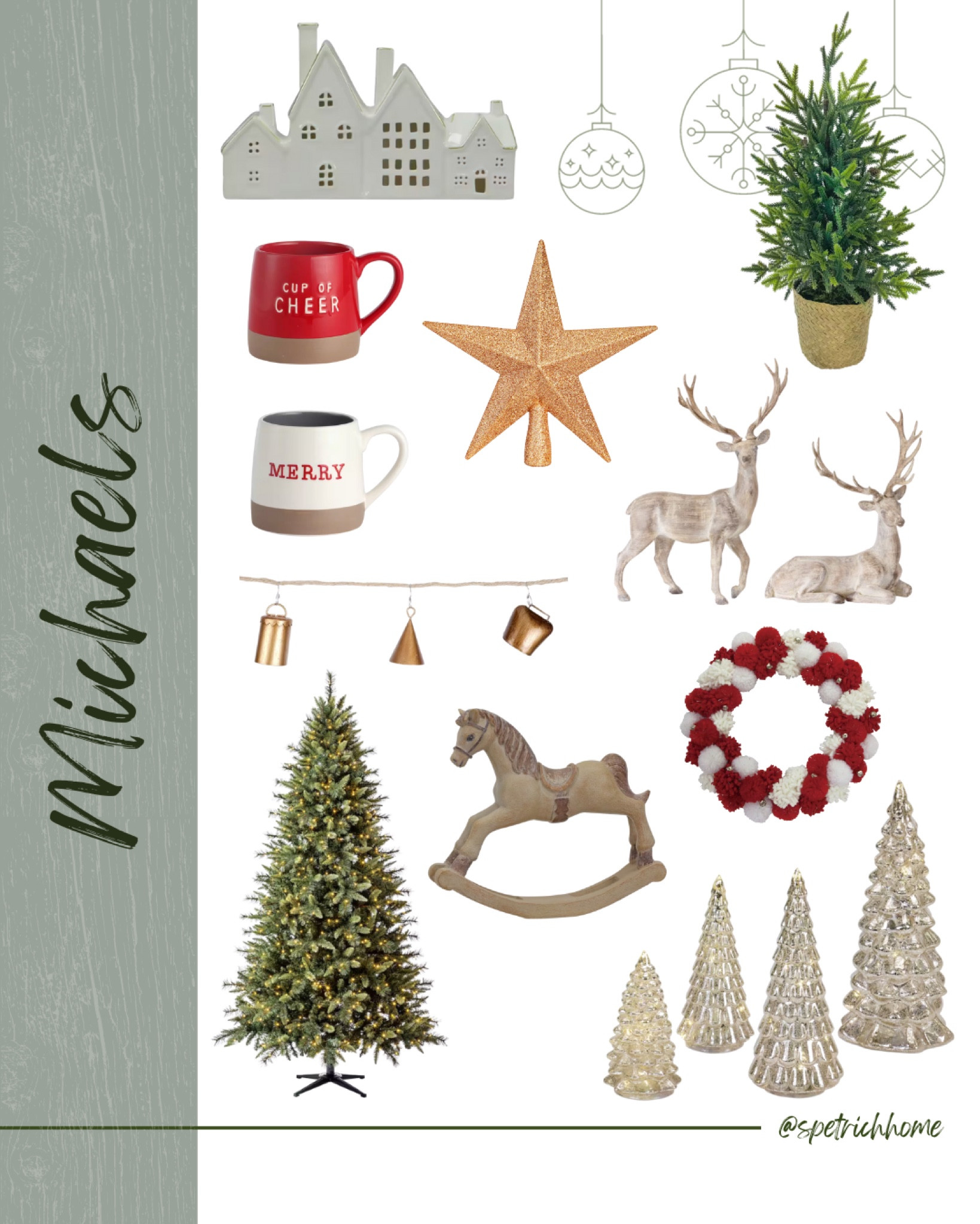 I love all the new holiday arrivals at Michael’s! 

#holidaytabletop #christmastreesale #mercuryglass #bellgarland #treetopper 

#LTKhome #LTKHoliday #LTKSeasonal