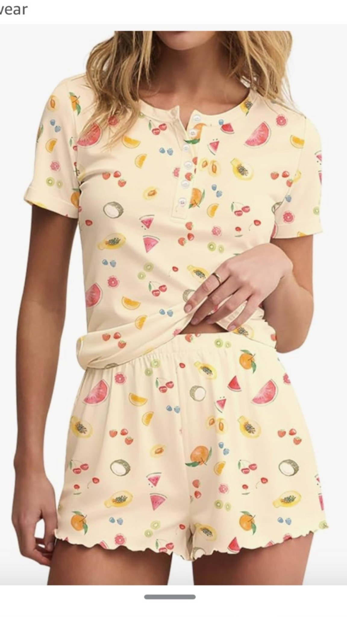Fruit pajamas

#LTKgrwm #LTKdayinmylife #LTKmorningroutine