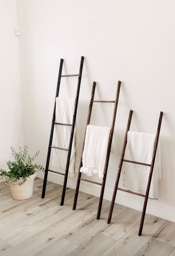5 Foot Modern Blanket Ladder Blanket Ladder Towel Ladder | Etsy | Etsy (US)