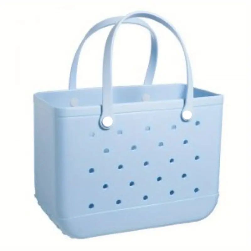 Minimalist Solid Color Tote Storage Bag, Large Capacity Travel Beach Satchel Bag, All-Match Handb... | Temu Affiliate Program