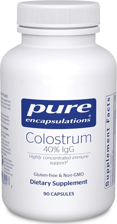 Pure Encapsulations Colostrum | 40% IgG Highly Concentrated Immune Support | 90 Capsules | Amazon (US)