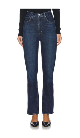 High Rise Stovepipe Jeans in Contest | Revolve Clothing (Global)