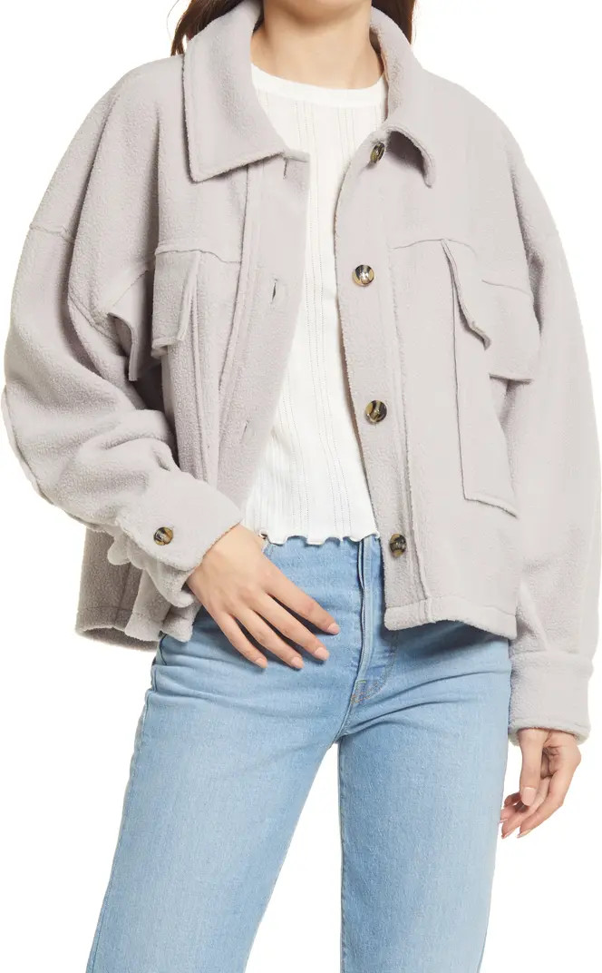 Polar Fleece Oversize Jacket | Nordstrom