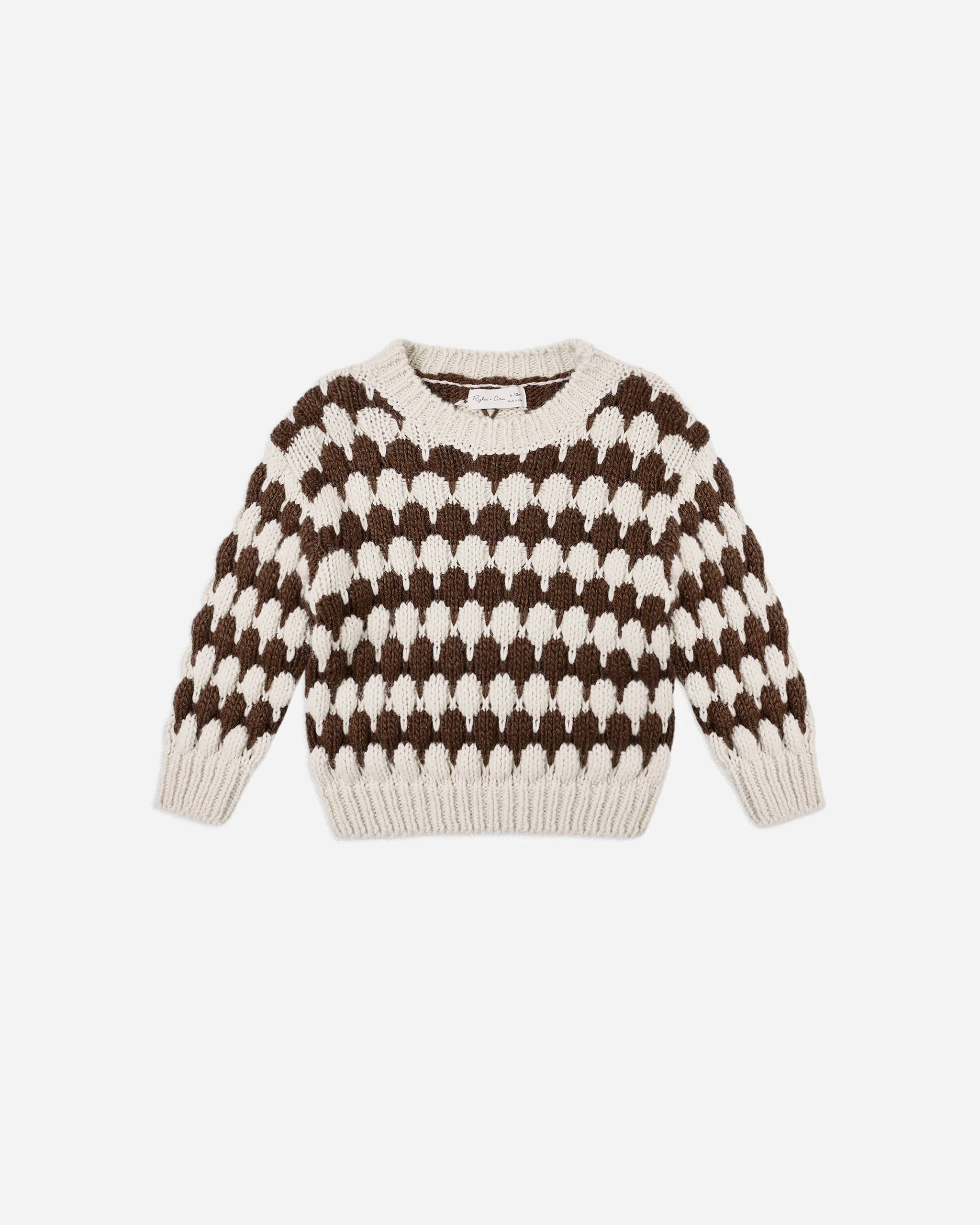 Shiloh Sweater || Brown Stripe | Rylee + Cru