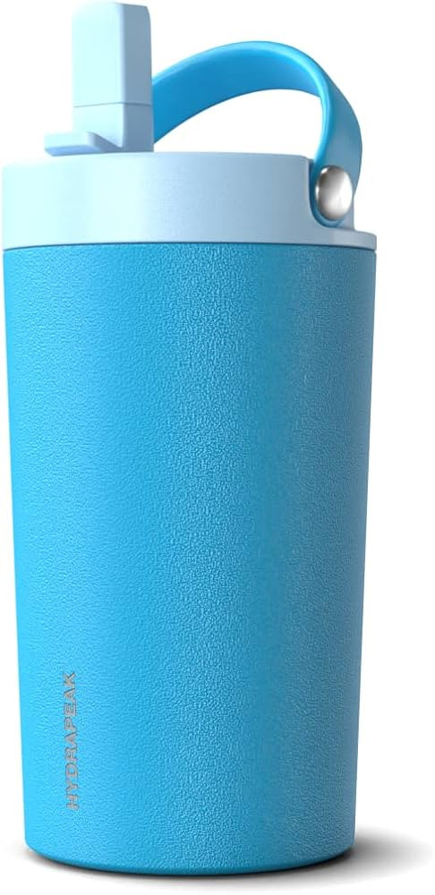 Hydrapeak Junior 14oz Insulated Kids Water Bottle with Straw Lid - Stainless Steel Double Walled ... | Amazon (US)