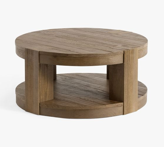 Rockport Round Coffee Table (34"-44") | Pottery Barn (US)