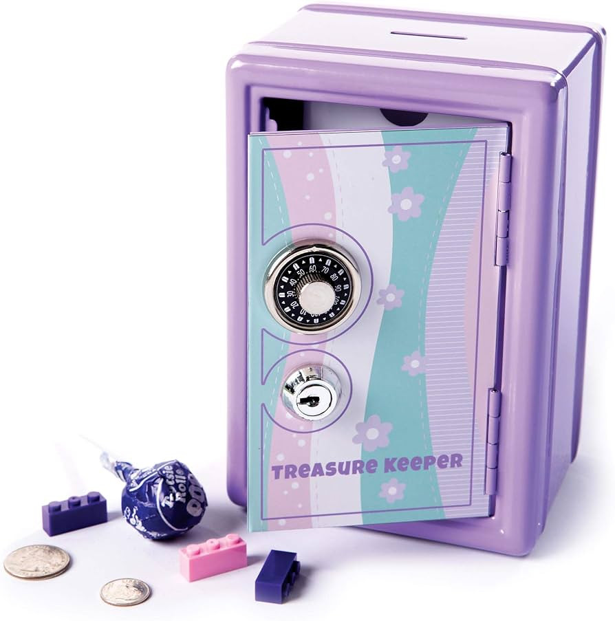 Fat Brain Toys My Treasure Keeper Safe & Bank - Lockable Coin Bank for Ages 5+ | Amazon (US)