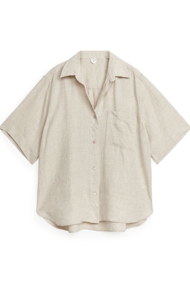 Linen Resort Shirt | H&M (UK, MY, IN, SG, PH, TW, HK)