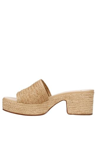 Vince Women's Margo Raffia Sandals, Toasted Wheat, Tan, 5.5 Medium US | Amazon (US)