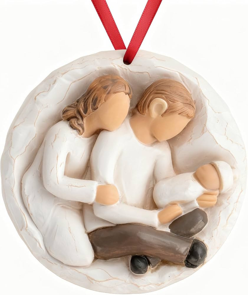 3D Babys First Christmas Ornament 2025 Boy Girl - My First Xtmas Tree Baby Ornament 2025 for Fami... | Amazon (US)