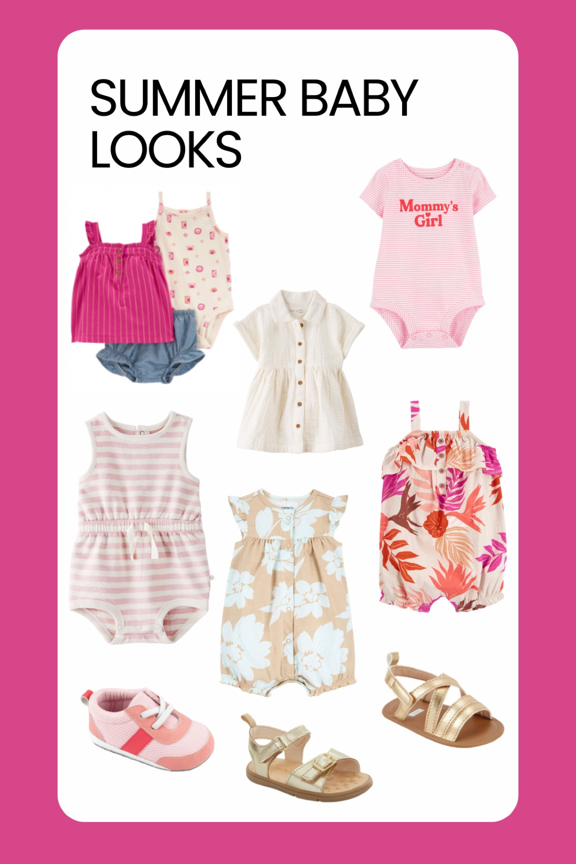 Pink and neutral looks for baby girl 

#LTKsalealert #LTKkids #LTKbaby