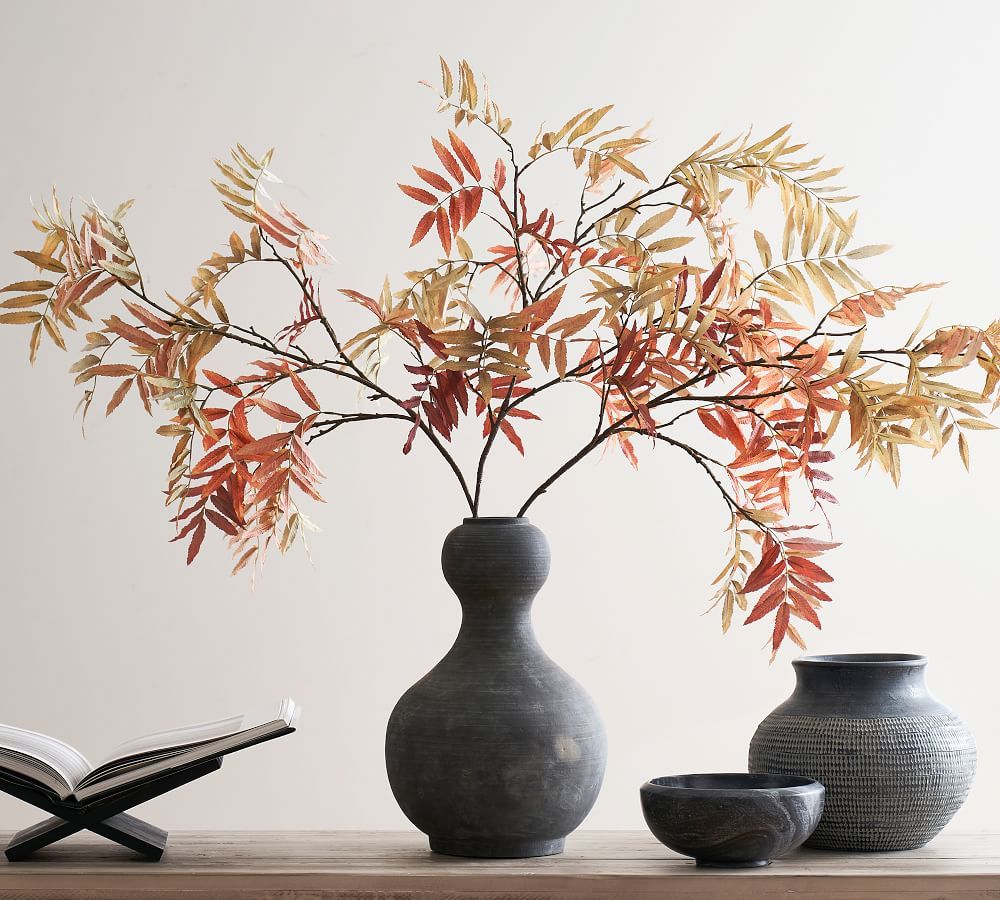 Faux Autumn Sumac Branch | Pottery Barn (US)