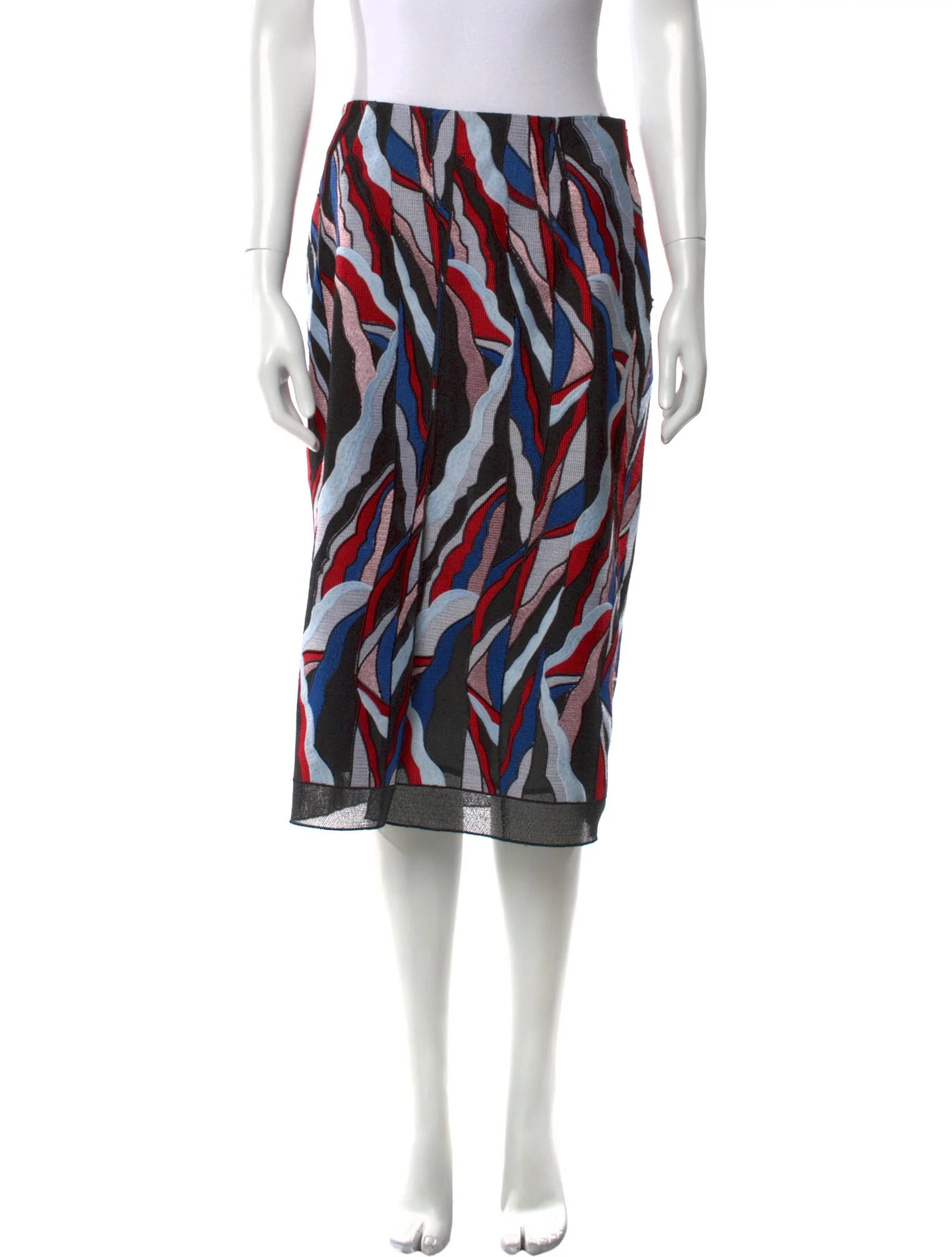 Printed Knee-Length Skirt | The RealReal