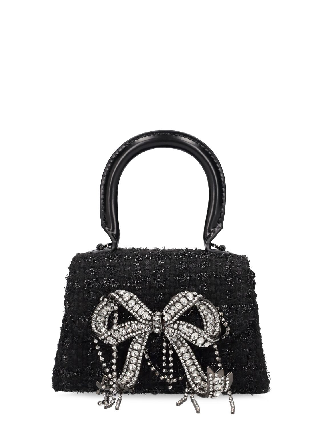 Micro Bouclé Bow Bag | Luisaviaroma