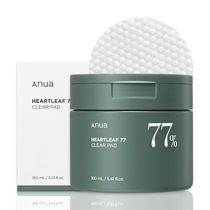ANUA Heartleaf 77 Toner Pad 70 Sheets, PHA Dead Skin Care Low pH Daily Toner Pad exfoliating | Amazon (US)
