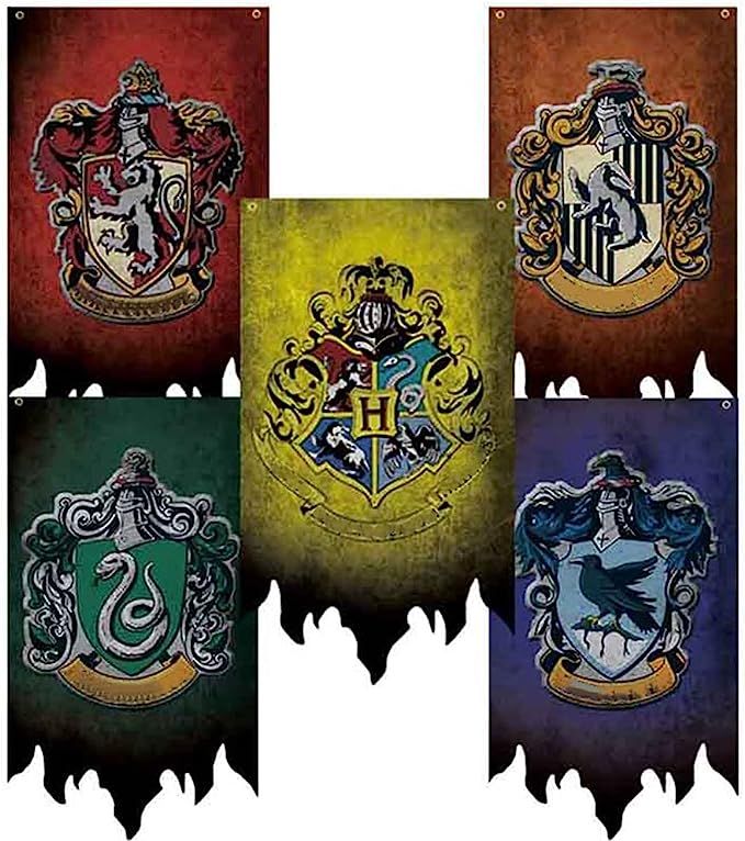Magic Academy Room Decor Birthday Party Supplies, House Banner Wall Indoor Outdoor Party Holiday ... | Amazon (US)