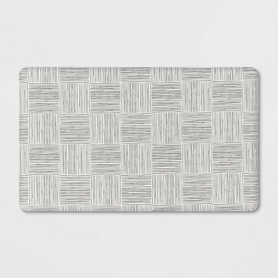 1'5"x2'6" Rareta Lines Comfort Mat - Threshold™: Skid-Resistant Indoor Kitchen Floor Mat, Abstr... | Target
