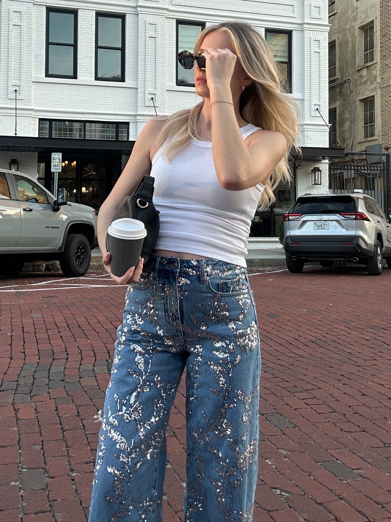 Viral pants back in stock and on sale! 5 months pregnant in this picture:) 

#LTKFindsUnder100 #LTKSeasonal #LTKBump