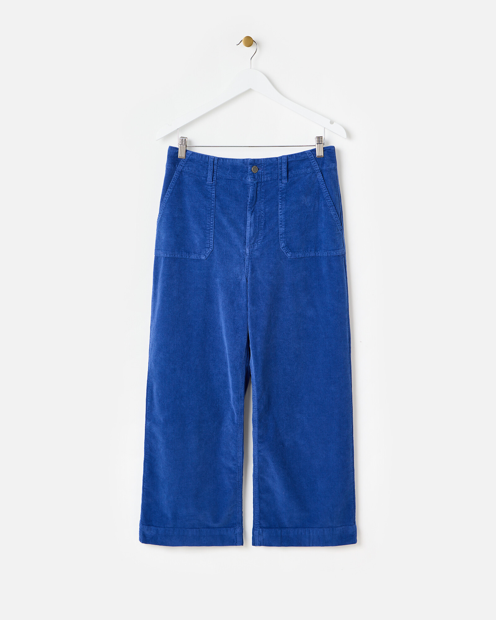 Cobalt Blue Corduroy Wide Leg Trousers | Oliver Bonas | Oliver Bonas (Global)