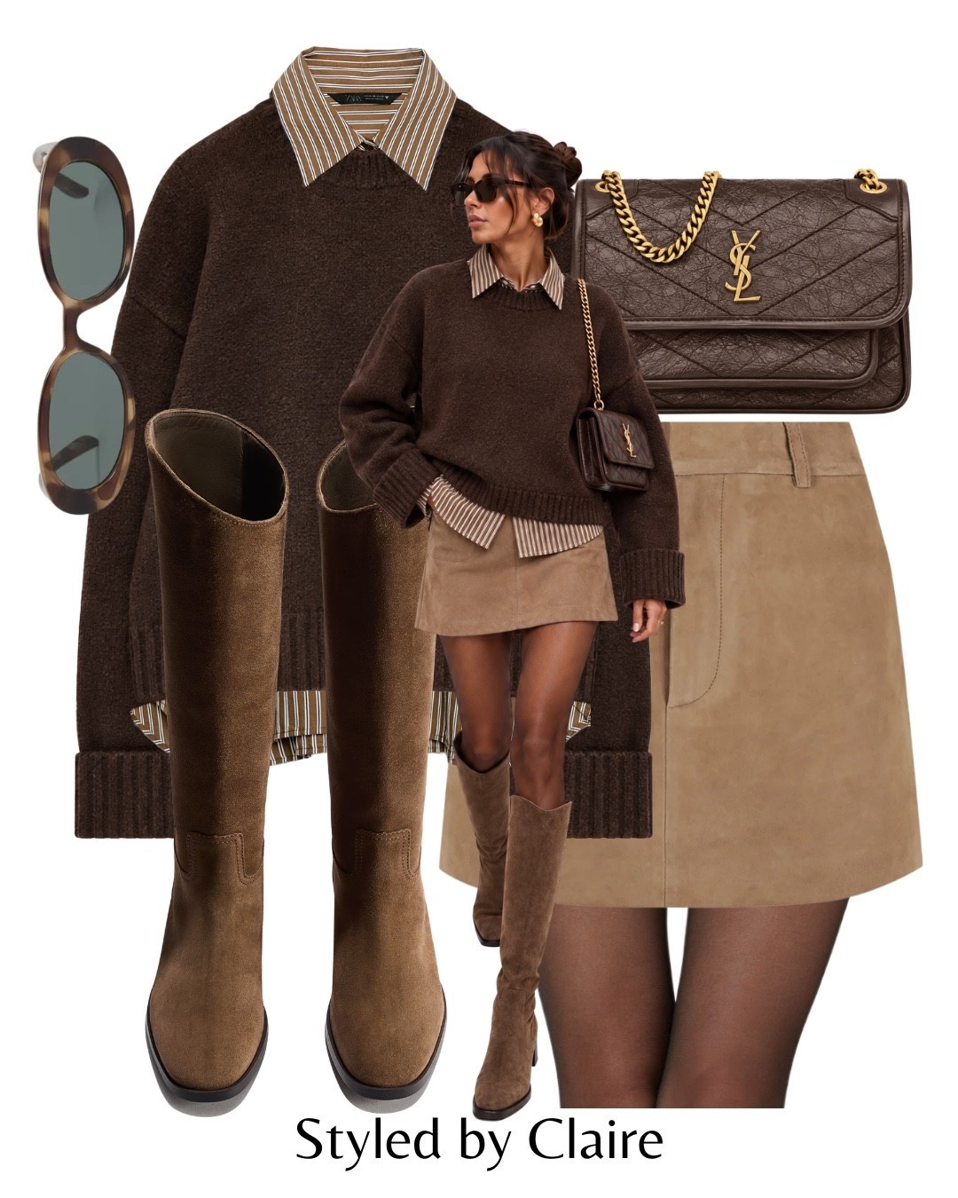 SKIRTS & KNITS🍂
Tags: borg oversized cuff jumper pretty lavish suede skirt chestnut dissh knee high boots H&M ysl leather vintage shoulder bag sunglasses stripe Zara shirt fashion autumn transitional inspo outfit ideas chic women’s style capsule wardrobe city break

#LTKautumn #LTKstyletip #LTKshoes