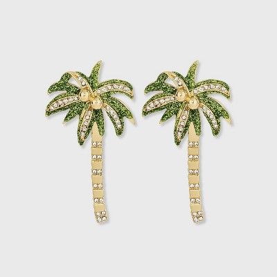 SUGARFIX by BaubleBar &#39;Seas The Day&#39; Statement Earrings - Green | Target