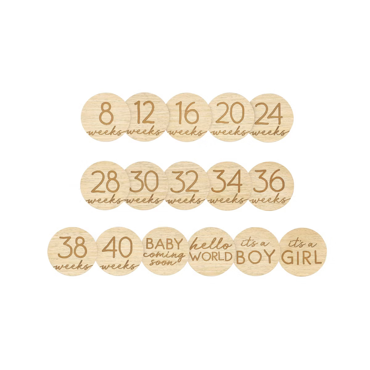 Pearhead Wooden Pregnancy Milestone Photo Props | Target