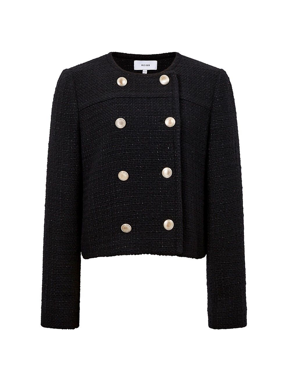 Reiss Esmie Double-Breasted Tweed Jacket | Saks Fifth Avenue