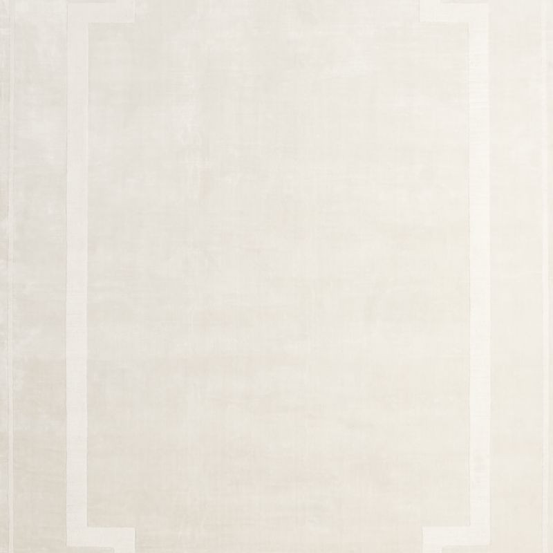Cadre Viscose Cream Area Rug 9'x12' by Athena Calderone | Crate & Barrel | Crate & Barrel